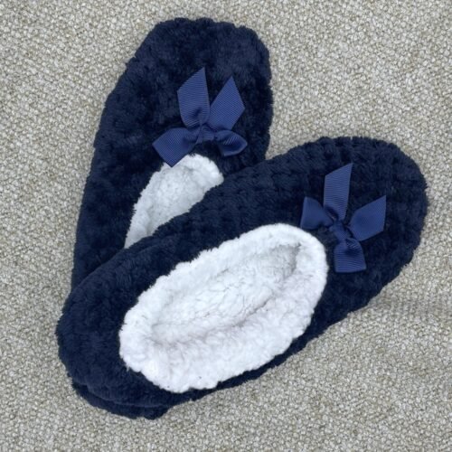 Ballerines Super Moelleux doublées sherpa bleu nuit