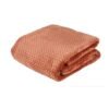 PLD369 Plaid Super Moelleux terre de sienne