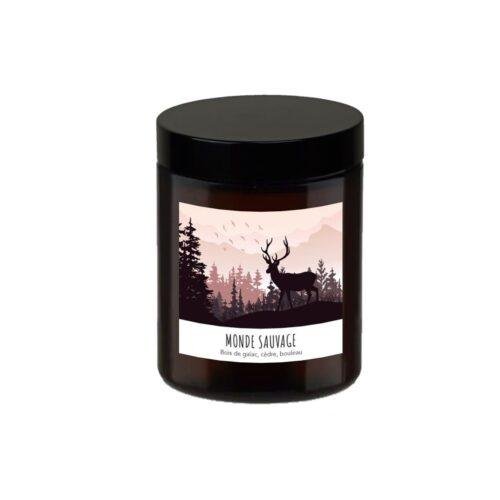 Bougie parfumée 140g (36h) Monde sauvage