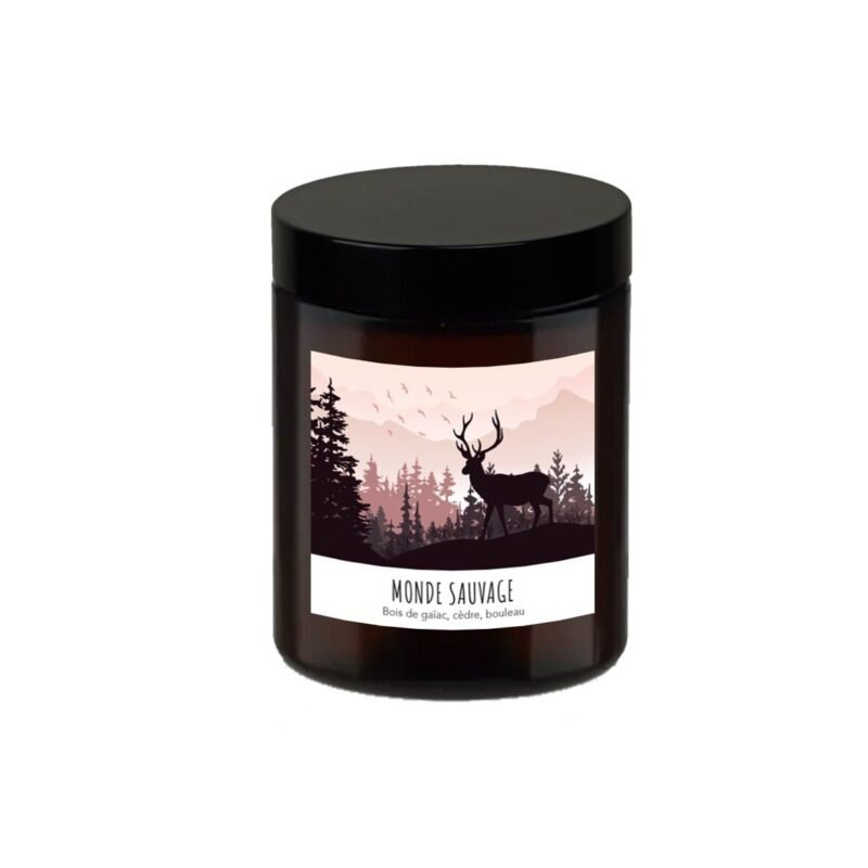 SEN036 Bougie parfumée 140g (36h) Monde sauvage
