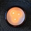 bougie parfumee 400g ambiance Bougie parfumée 3 mèches 400g (60h) D'ambre et de lumière
