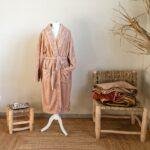 Peignoir polaire Super Moelleux - Rose nude, S/M