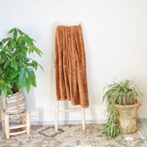 Plaid Super Moelleux cognac