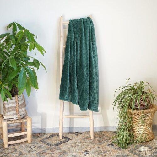 Plaid Super Moelleux émeraude