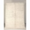 BENI OUARAIN UNI 159 X 260 carré OK Tapis Beni Ouarain uni écru très épais