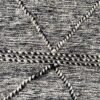 Tapis Zanafi losanges noir et blanc
