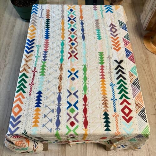 Tenture Suzani coton brodée main150 x 220 cm #6