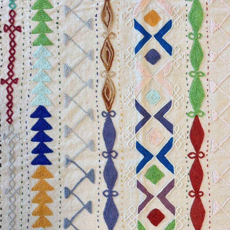 Tenture Suzani coton brodée main150 x 220 cm #6
