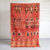 Tapis Boujaad laine recyclée "Red Ladies"