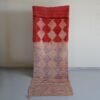 TAPCBJ001 VUE GENERALE square Tapis de couloir Boujaad vintage Litchi & Roses