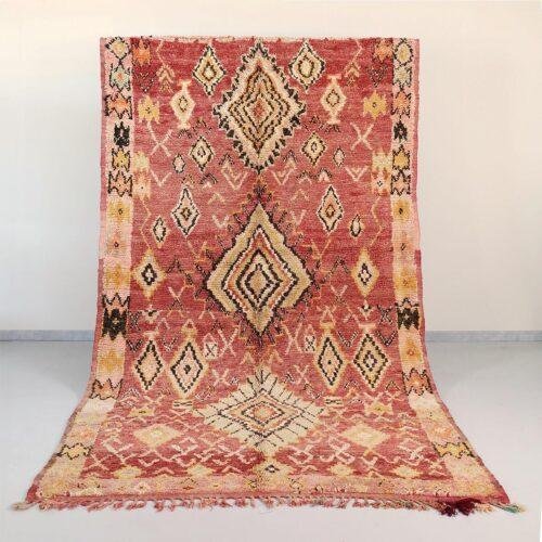 Tapis Boujaad ancien "Terracotta Dream"