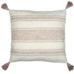 Housse de coussin carré Lisboa - nature/argile