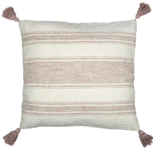 Housse de coussin carré Lisboa - nature/argile