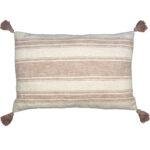 Housse de coussin rectangle Lisboa - nature/argile