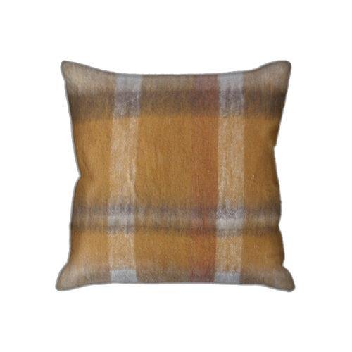 Housse de coussin Féroé ocre/rouille/écru