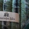 Trousse matelassée en sari de soie upcyclé #1