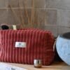 MG1_7247 Trousse de toilette velours côtelé doublure rayée