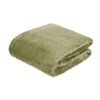 PLD391 Plaid Super Moelleux vert mousse, 100% recyclé