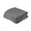 PLD392 Plaid Super Moelleux granit 100% recyclé