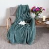 PLD394-1 Plaid Super Moelleux épicea 100% recyclé