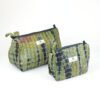 Trousse matelassée en sari de soie upcyclé #2