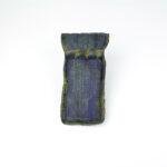 Etui à lunettes matelassé en sari de soie upcyclé - Tiedye2