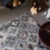 TAP 104-1 Tapis Almeria jute & coton beige/gris/noir