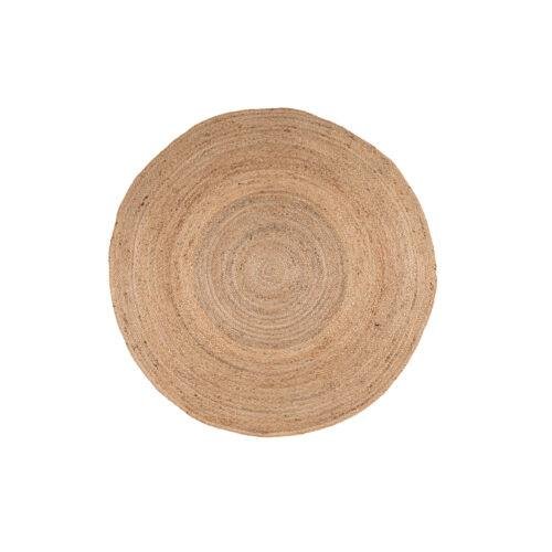Tapis rond 100% jute naturel 100cm