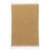 TAP076 Tapis laine & jute ocre