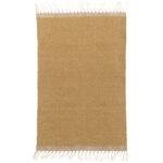 Tapis laine & jute ocre - 60x90