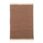 Tapis laine & jute sienne - 60x90