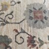 TAP102-2 Tapis Samarcande jute & coton lin/kaki/sienne