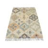 TAP103 Tapis Almeria jute & coton beige/calm/denim