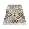 TAP104 Tapis Almeria jute & coton beige/gris/noir