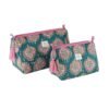 POC037 Trousse coton matelassé imprimé blockprint Jaipur