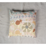 Housse de coussin "Havana" en  kantha vintage brodée Suzani - pièces uniques - 1