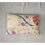 Housse de coussin Havana kantha vintage brodé Suzani - 1