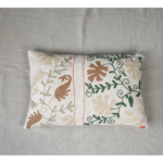 Housse de coussin Havana kantha vintage brodé Suzani - 3