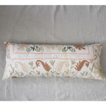 Coussin long Havana kantha vintage brodé Suzani - 1