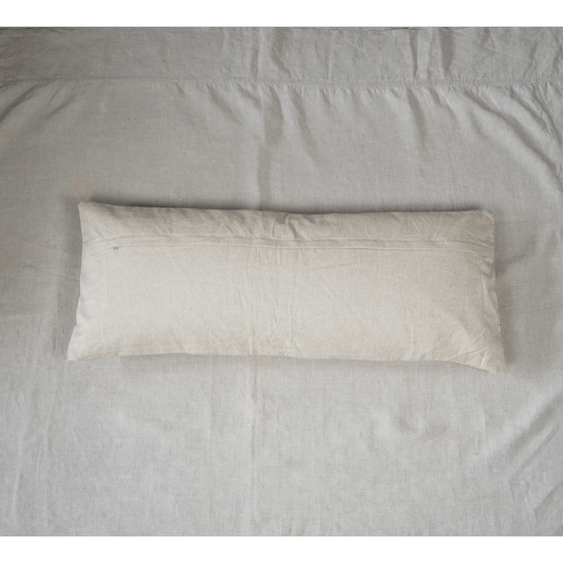 COU328-verso Coussin long Havana kantha vintage brodé Suzani