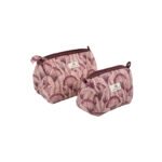 Trousse matelassée Papyrus rose lilas - trousse maquillage