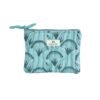 POC087 Pochette plate matelassée Papyrus lagon