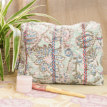 Trousse de toilette Amalfi kantha vintage imprimée blockprint - 3