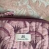 POC084-6 Trousse matelassée Papyrus rose lilas