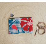 Pochette Ibiza kantha vintage brodé Suzani, couleurs vives - 2