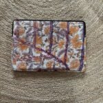 Pochette ordinateur Amalfi , kantha vintage imprimé blockprint - 1