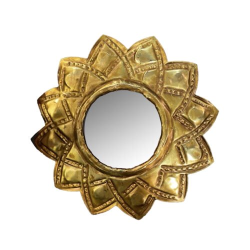 Miroir Ibiza MM métal patiné