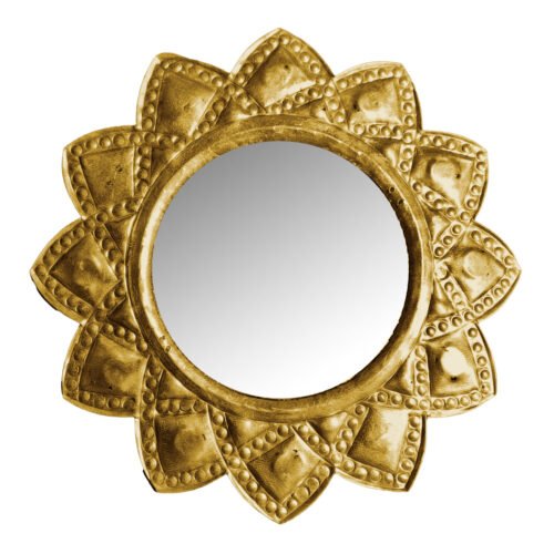 Miroir Ibiza GM métal patiné