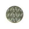 DEC188 Mini plateau rond métal émaillé Alhambra olive