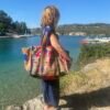 Sac cabas Ibiza brodé Suzani #10 - pièce unique